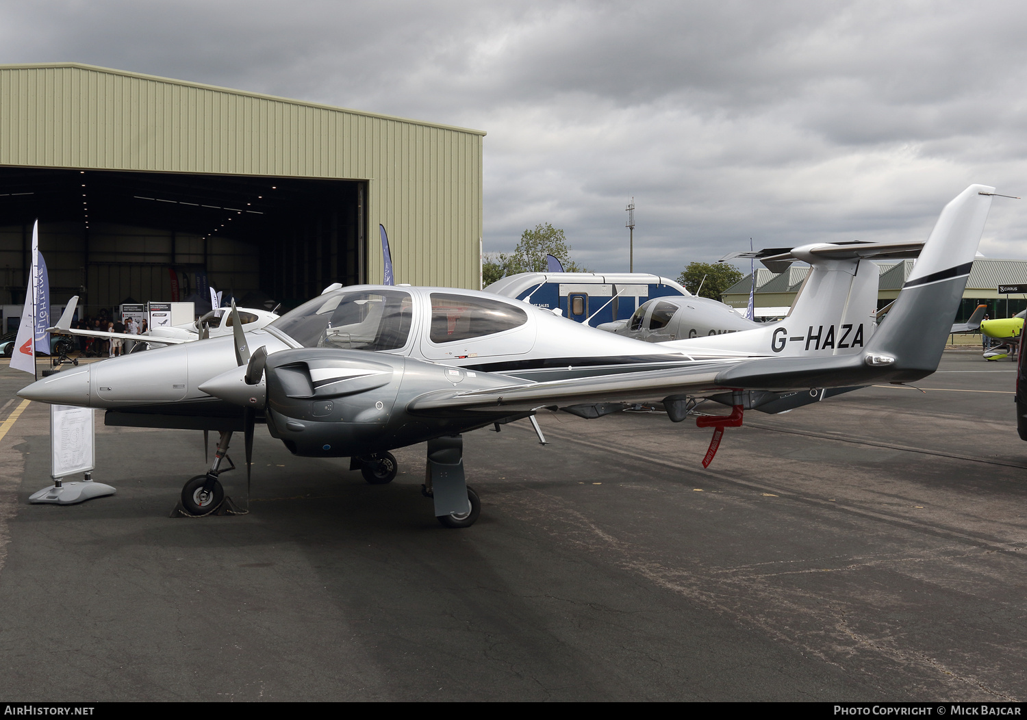 Aircraft Photo of G-HAZA | Diamond DA42 NG Twin Star | AirHistory.net #823034