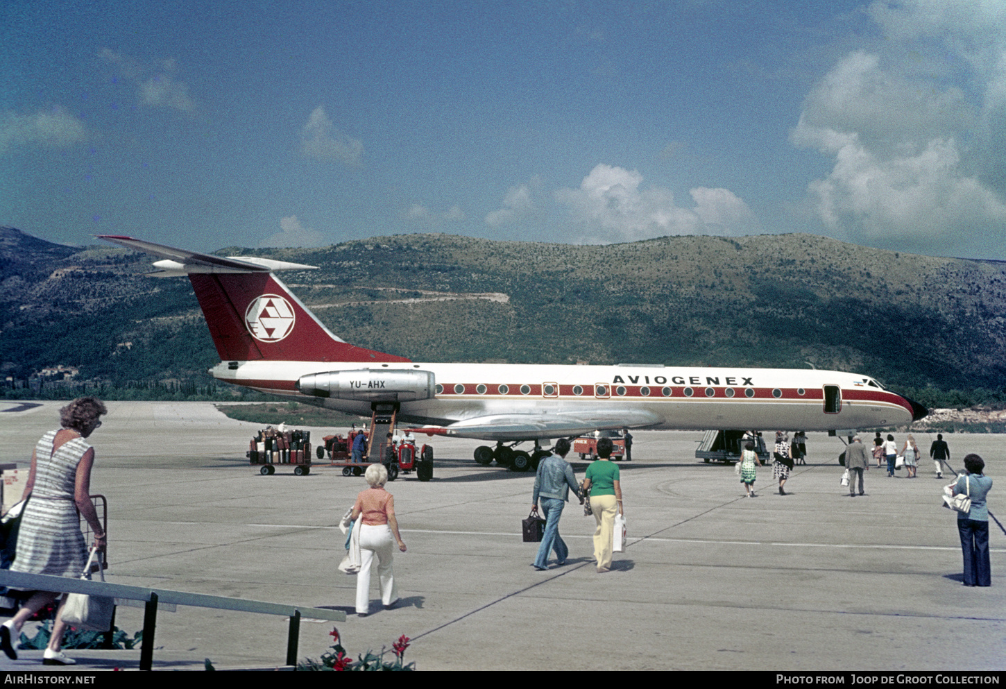 Aircraft Photo of YU-AHX | Tupolev Tu-134A | Aviogenex | AirHistory.net #823037