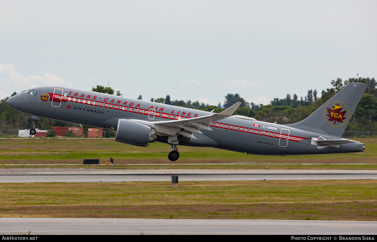Aircraft Photo of C-GNBN | Airbus A220-371 (BD-500-1A11) | Air Canada | Trans-Canada Air Lines - TCA | AirHistory.net #823041
