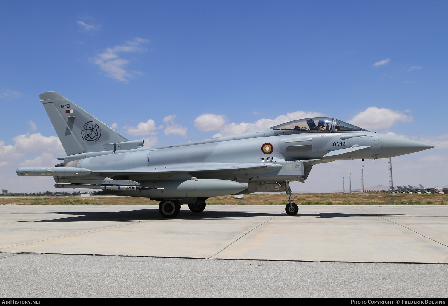 Aircraft Photo of QA421 | Eurofighter EF-2000 Typhoon | Qatar - Air Force | AirHistory.net #823073