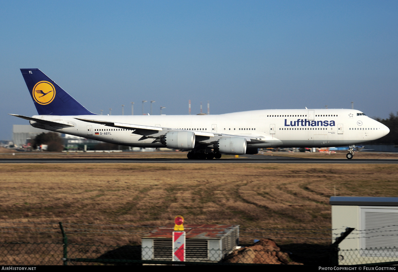 Aircraft Photo of D-ABYL | Boeing 747-830 | Lufthansa | AirHistory.net #823115
