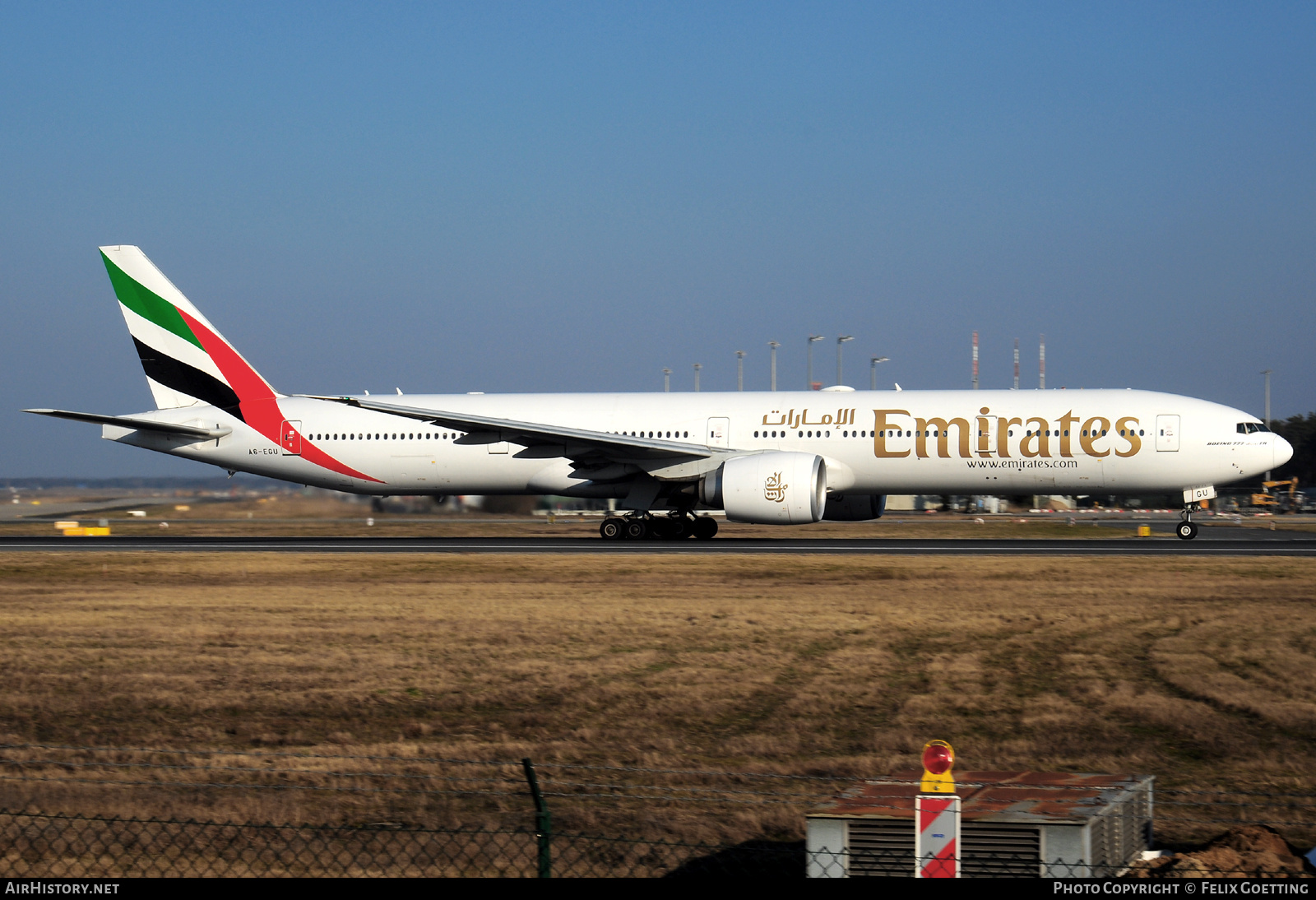 Aircraft Photo of A6-EGU | Boeing 777-31H/ER | Emirates | AirHistory.net #823124
