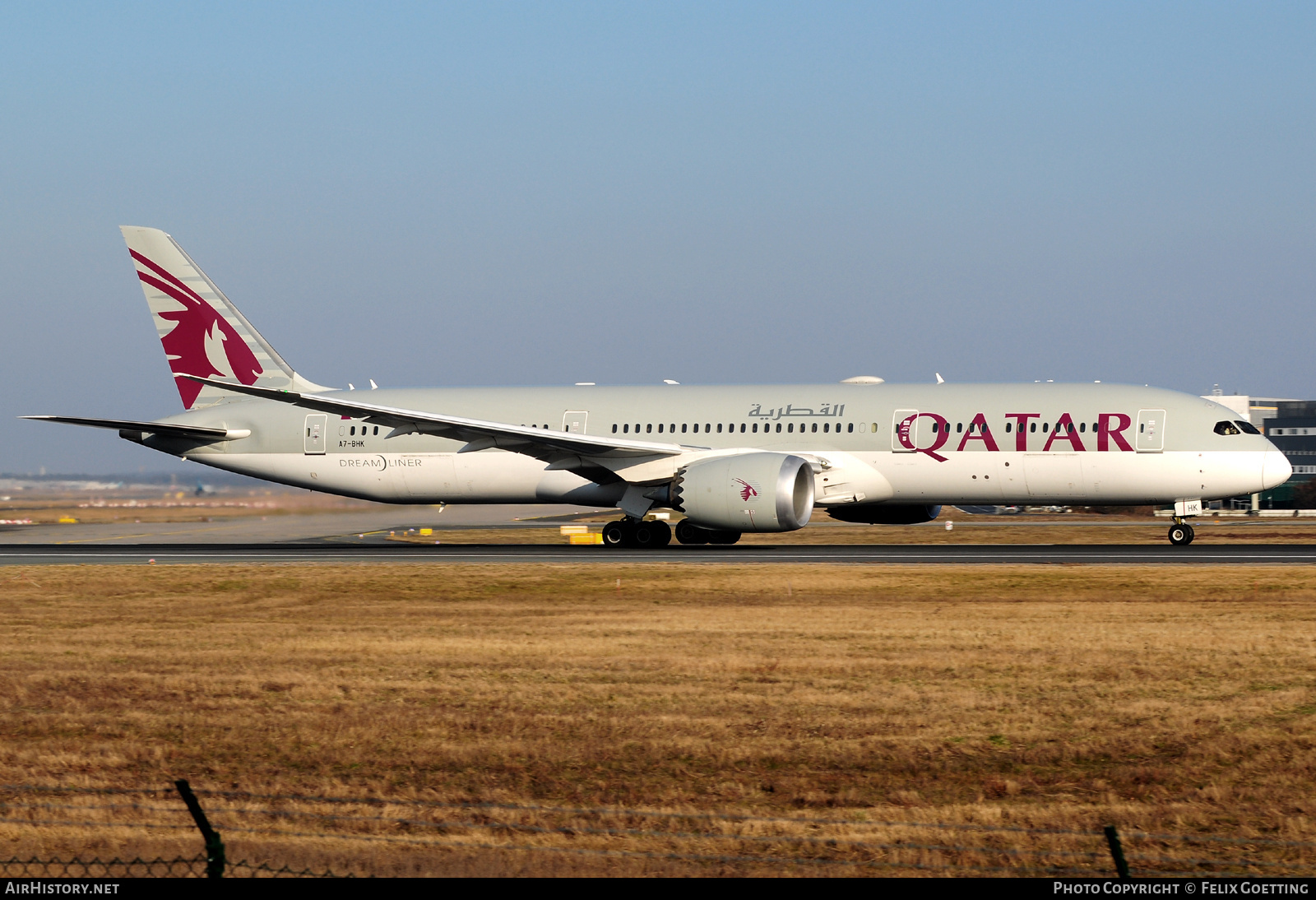 Aircraft Photo of A7-BHK | Boeing 787-9 Dreamliner | Qatar Airways | AirHistory.net #823135
