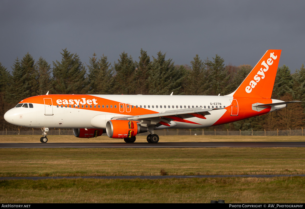 Aircraft Photo of G-EZTN | Airbus A320-214 | EasyJet | AirHistory.net #823145