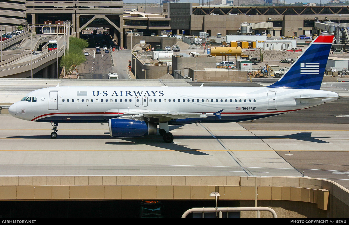 Aircraft Photo of N667AW | Airbus A320-232 | US Airways | AirHistory.net #823162