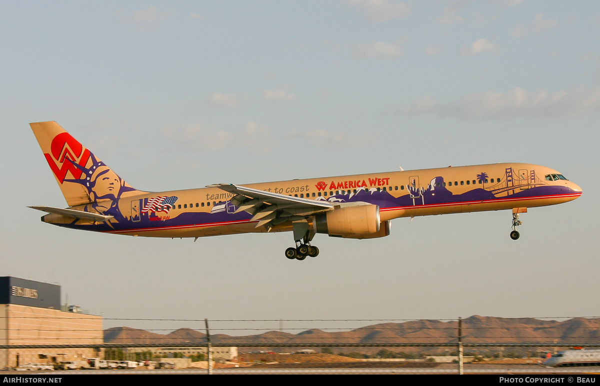 Aircraft Photo of N902AW | Boeing 757-2S7 | America West Airlines | AirHistory.net #823167