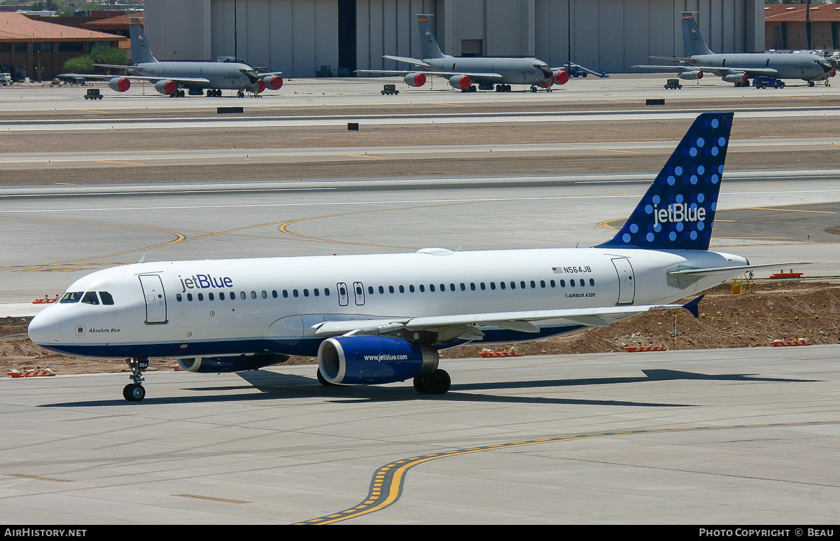 Aircraft Photo of N564JB | Airbus A320-232 | JetBlue Airways | AirHistory.net #823175