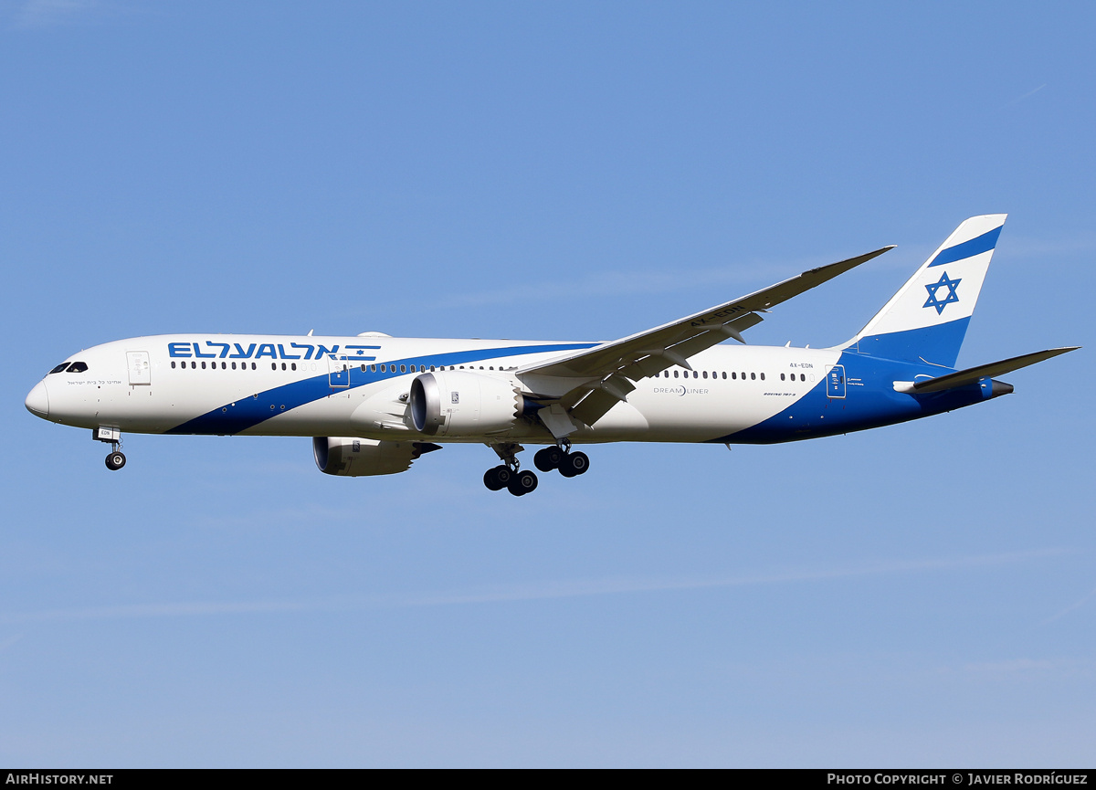 Aircraft Photo of 4X-EDN | Boeing 787-9 Dreamliner | El Al Israel Airlines | AirHistory.net #823183