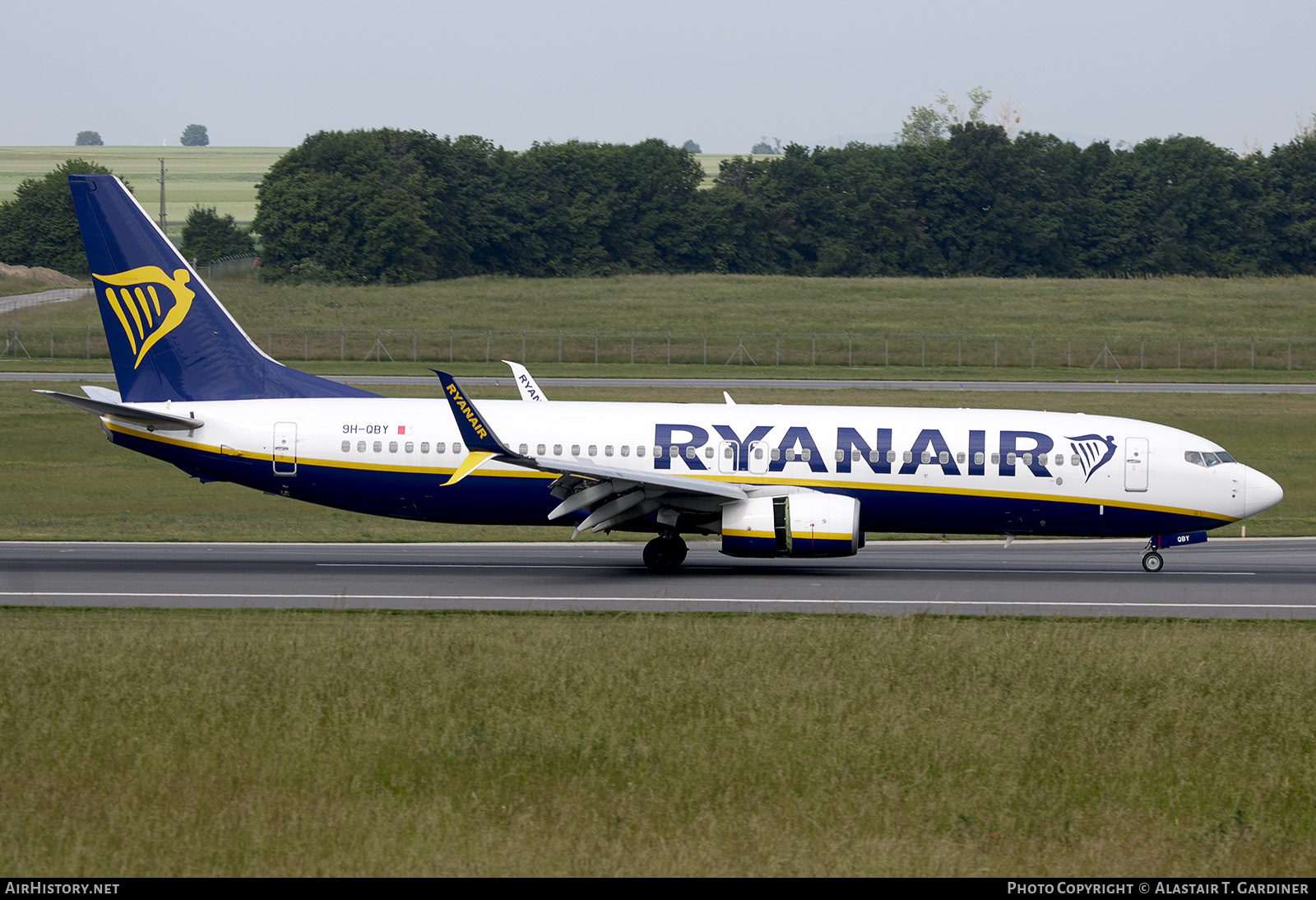 Aircraft Photo of 9H-QBY | Boeing 737-8AS | Ryanair | AirHistory.net #823186