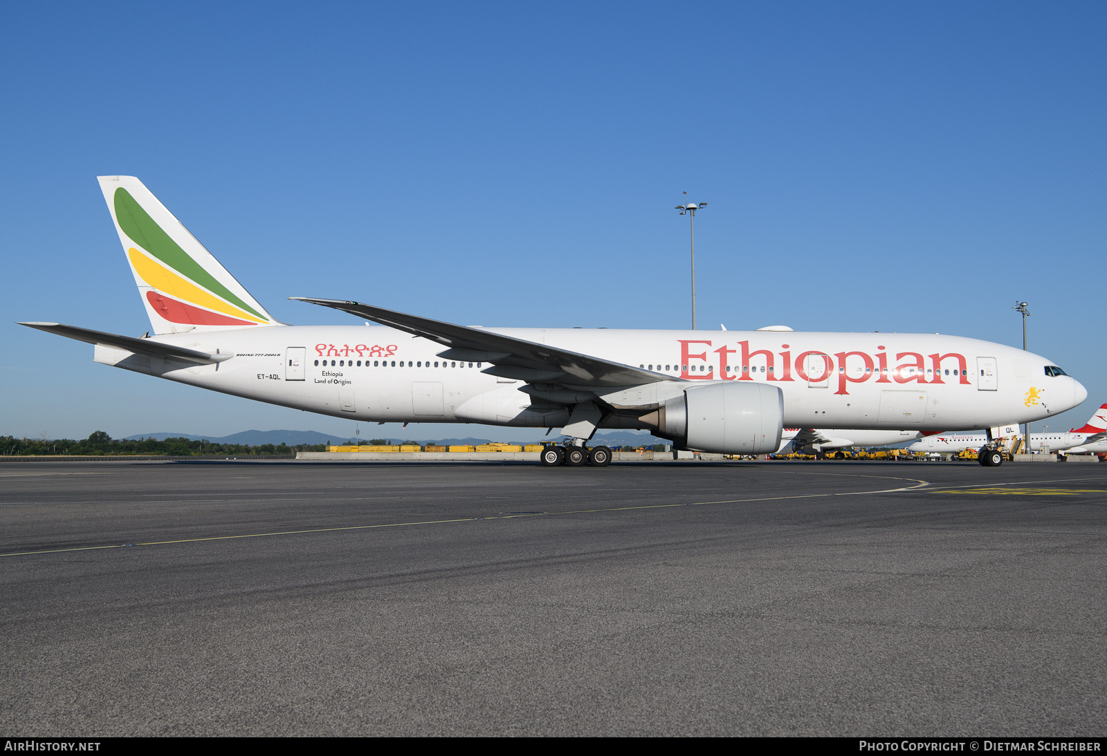 Aircraft Photo of ET-AQL | Boeing 777-260/LR | Ethiopian Airlines | AirHistory.net #823211