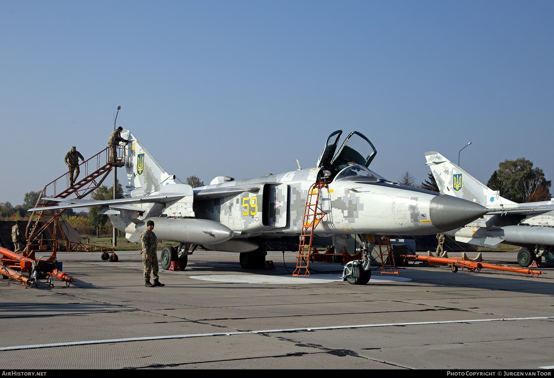 Aircraft Photo of 59 yellow | Sukhoi Su-24MR | Ukraine - Air Force | AirHistory.net #823237
