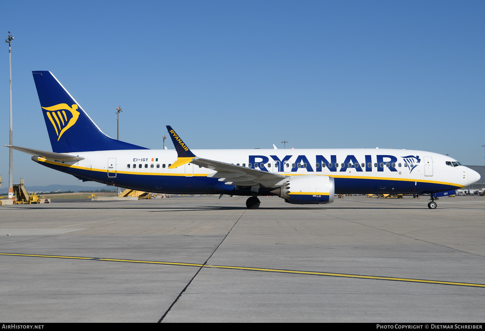 Aircraft Photo of EI-IGY | Boeing 737-8200 Max 200 | Ryanair | AirHistory.net #823268