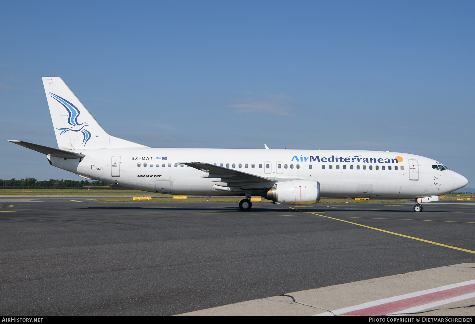 Aircraft Photo of SX-MAT | Boeing 737-446 | Air Mediterranean | AirHistory.net #823270