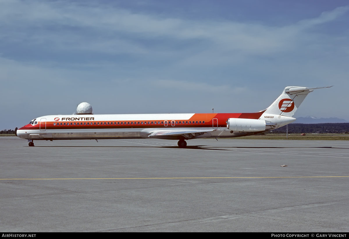 Aircraft Photo of N9802F | McDonnell Douglas MD-82 (DC-9-82) | Frontier Airlines | AirHistory.net #823274