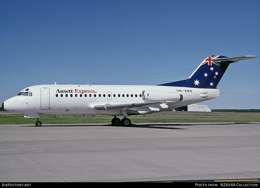 Aircraft Photo of VH-EWG | Fokker F28-3000 Fellowship | Ansett Express | AirHistory.net #823280