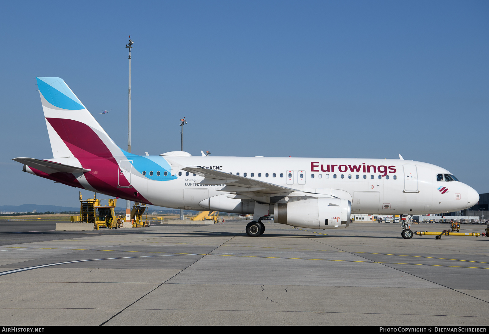 Aircraft Photo of D-AGWE | Airbus A319-132 | Eurowings | AirHistory.net #823285