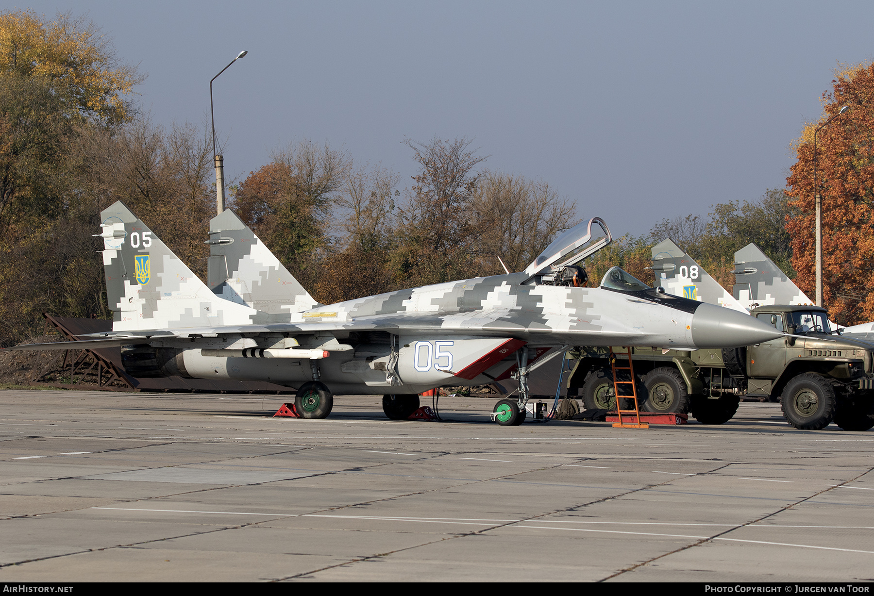 Aircraft Photo of 05 white | Mikoyan-Gurevich MiG-29MU1 | Ukraine - Air Force | AirHistory.net #823287