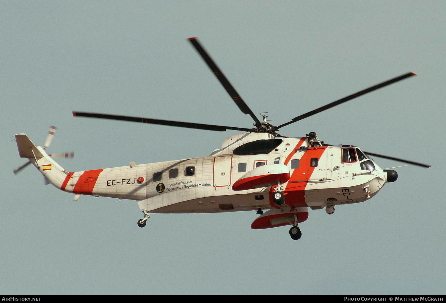 Aircraft Photo of EC-FZJ | Sikorsky S-61N MkII | Sociedad de Salvamento y Seguridad Marítima | AirHistory.net #823289