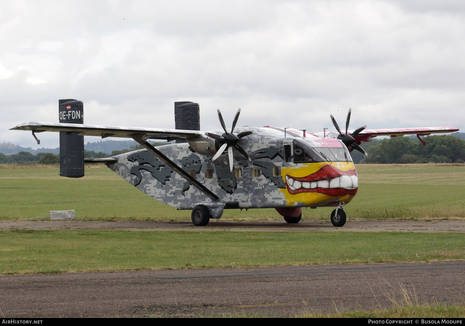 Aircraft Photo of OE-FDN | Short SC.7 Skyvan 3M-400 | Pink Aviation Services | AirHistory.net #823293
