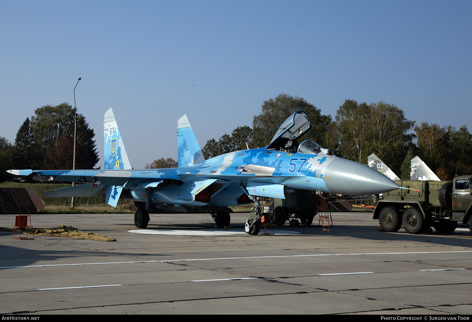 Aircraft Photo of 57 blue | Sukhoi Su-27P1M | Ukraine - Air Force | AirHistory.net #823294