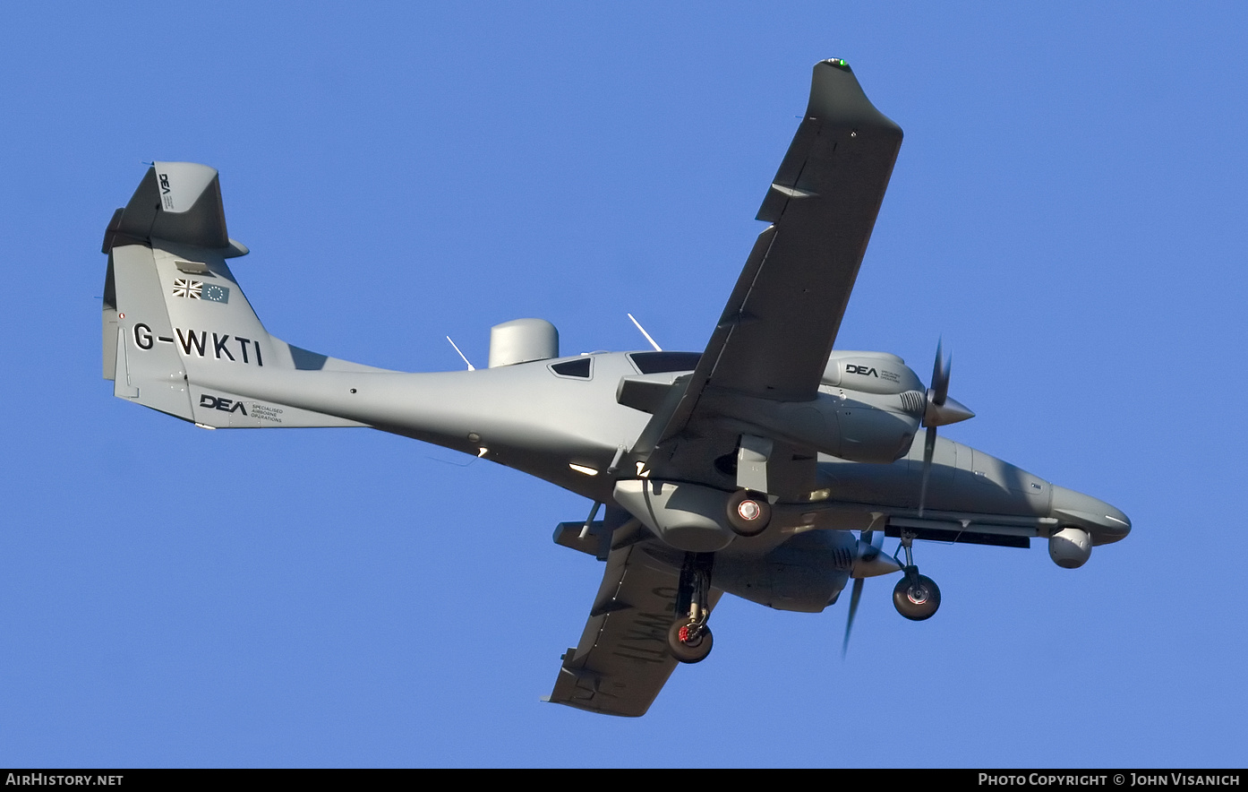 Aircraft Photo of G-WKTI | Diamond DA62 MPP | DEA Specialised Airborne Operations | AirHistory.net #823299