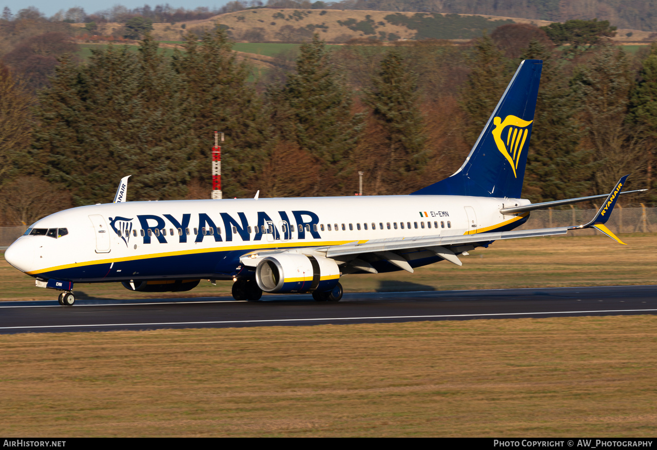 Aircraft Photo of EI-EMN | Boeing 737-8AS | Ryanair | AirHistory.net #823322