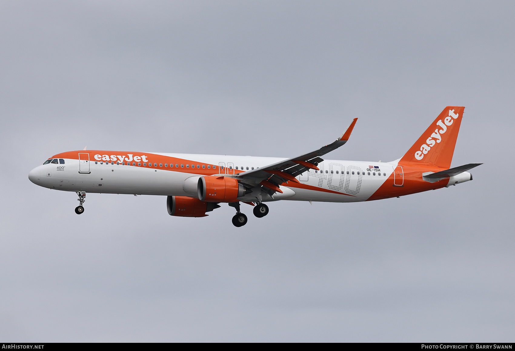 Aircraft Photo of OE-ISH | Airbus A321-251NX | EasyJet | AirHistory.net #823330