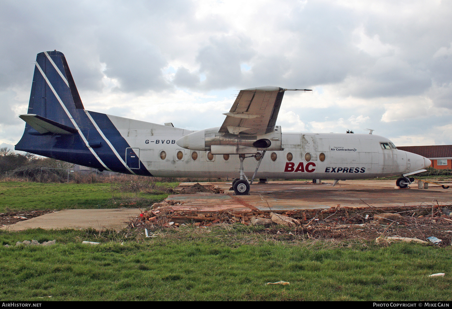 Aircraft Photo of G-BVOB | Fokker F27-500 Friendship | BAC Express Airlines | AirHistory.net #823334