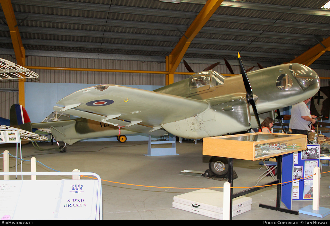Aircraft Photo of G-AGOS / VZ728 | Reid and Sigrist RS-4 Desford Trainer | UK - Air Force | AirHistory.net #823344