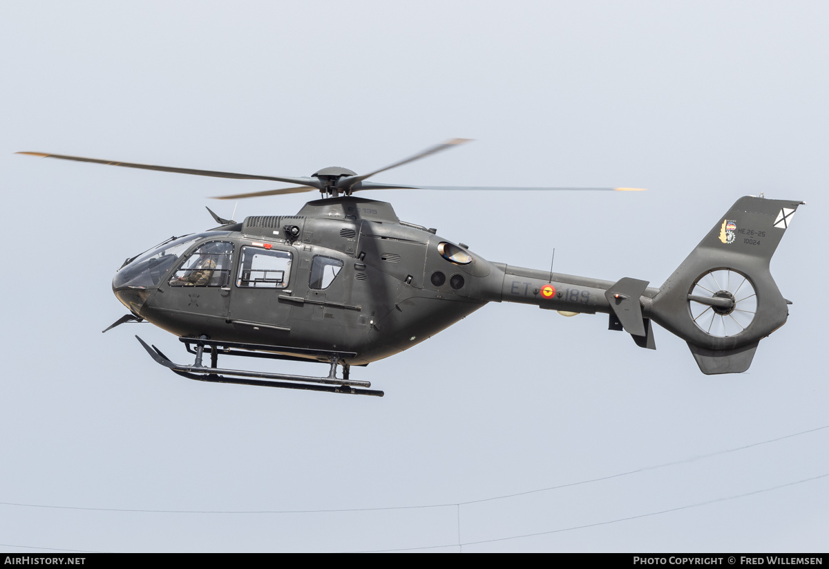 Aircraft Photo of HE.26-25 / 10024 | Eurocopter EC-135T-2 | Spain - Army | AirHistory.net #823350