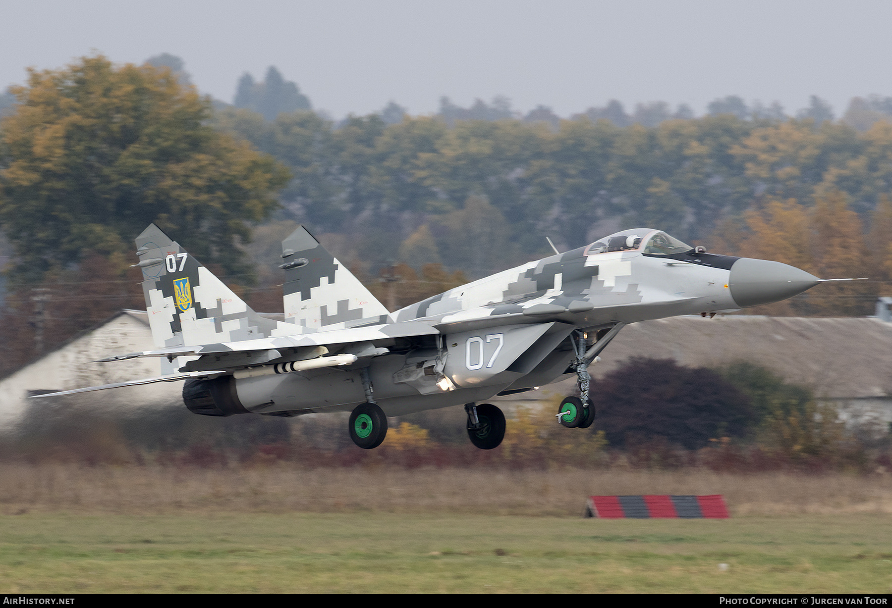 Aircraft Photo of 07 white | Mikoyan-Gurevich MiG-29MU1 | Ukraine - Air Force | AirHistory.net #823352