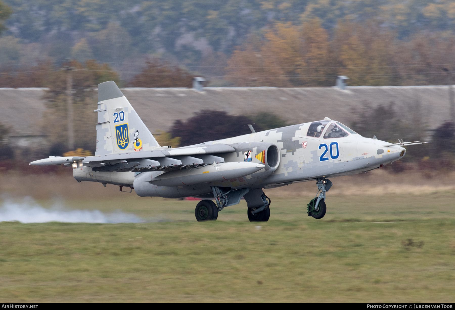 Aircraft Photo of 20 blue | Sukhoi Su-25M1K | Ukraine - Air Force | AirHistory.net #823354