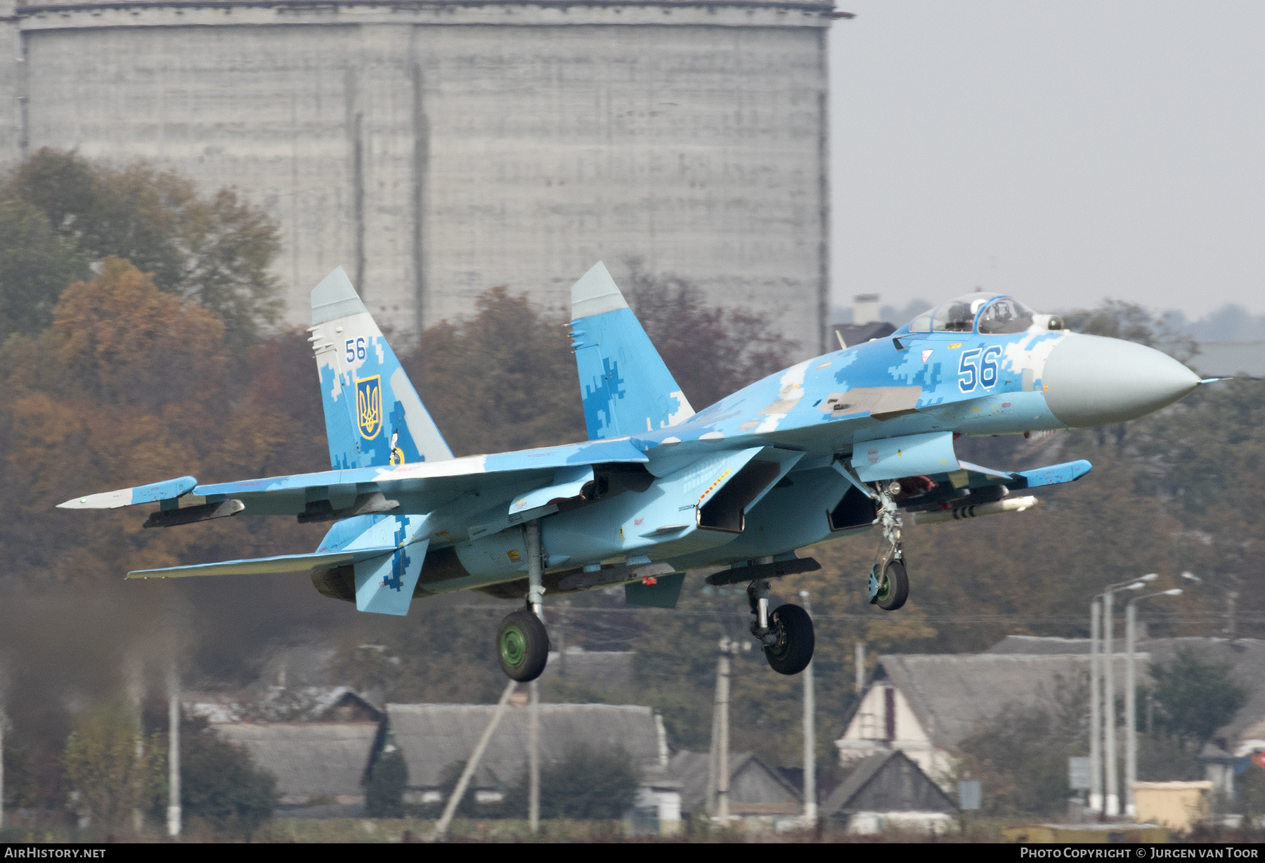 Aircraft Photo of 56 blue | Sukhoi Su-27P1M | Ukraine - Air Force | AirHistory.net #823355