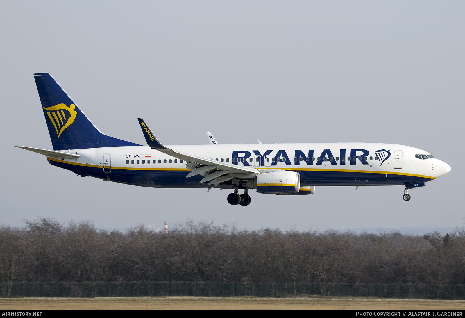 Aircraft Photo of SP-RNF | Boeing 737-8AS | Ryanair | AirHistory.net #823371