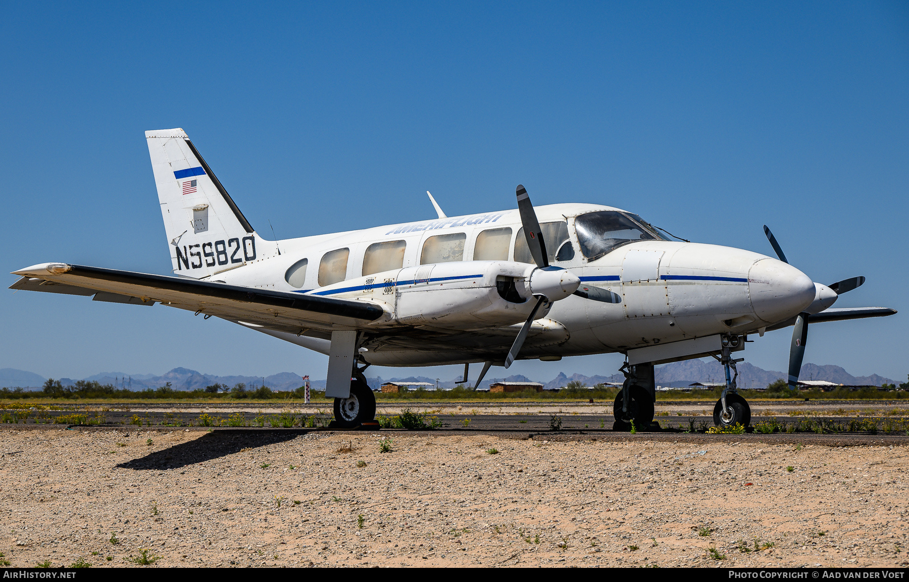Aircraft Photo of N59820 | Piper PA-31-350 Navajo Chieftain | Ameriflight | AirHistory.net #823387