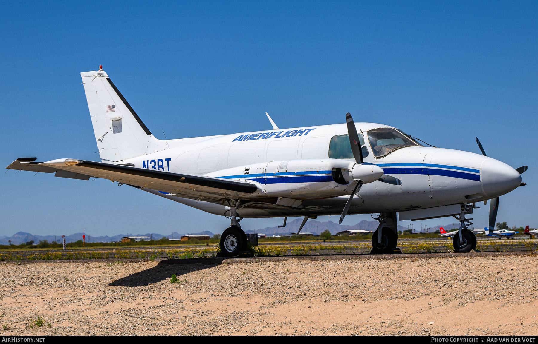 Aircraft Photo of N3BT | Piper PA-31-350 Navajo Chieftain | Ameriflight | AirHistory.net #823389