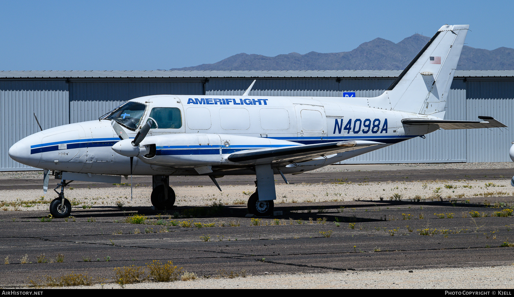 Aircraft Photo of N4098A | Piper PA-31-350 Navajo Chieftain | Ameriflight | AirHistory.net #823411
