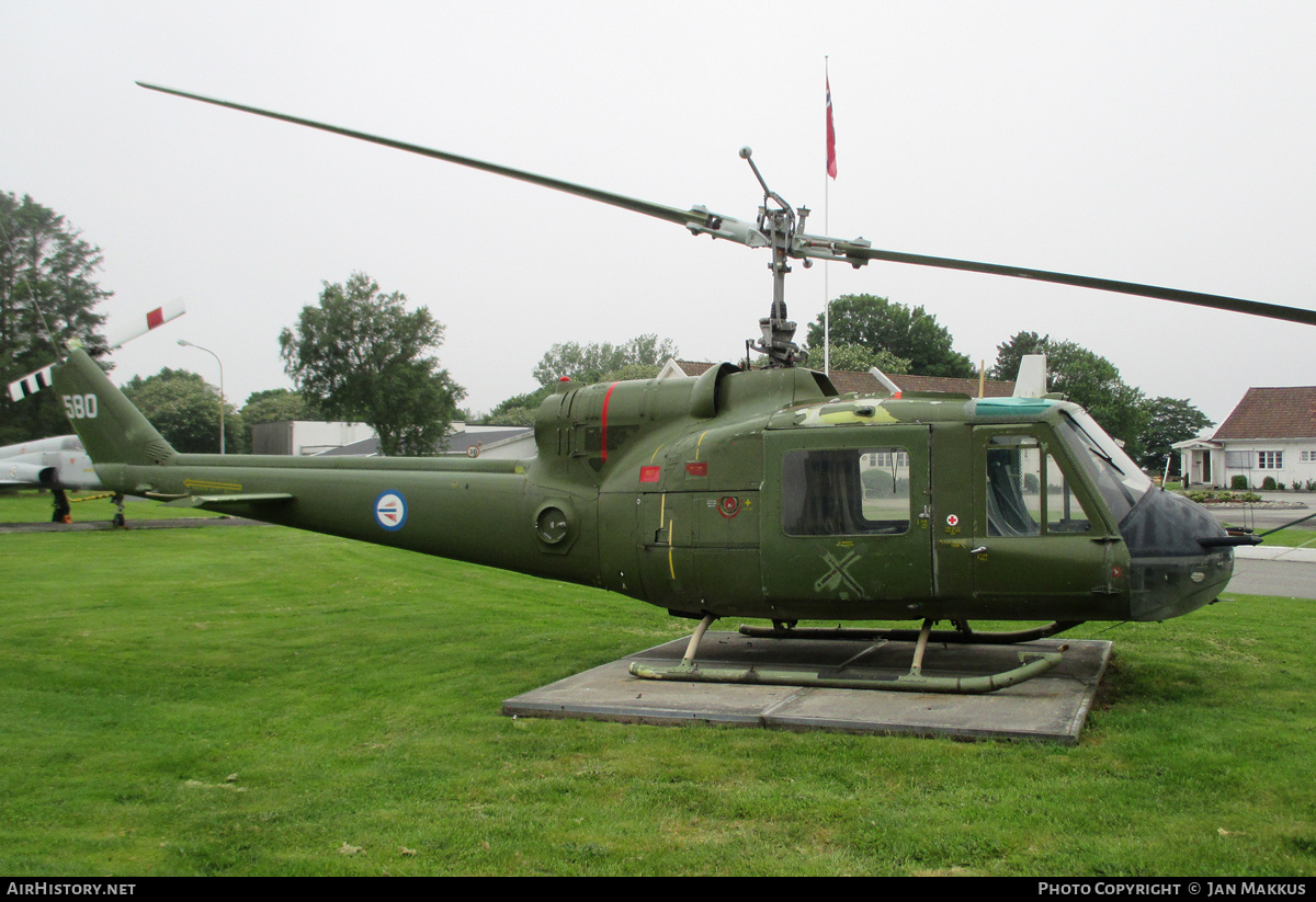 Aircraft Photo of 60-3580 / 580 | Bell UH-1B Iroquois | Norway - Air Force | AirHistory.net #823420