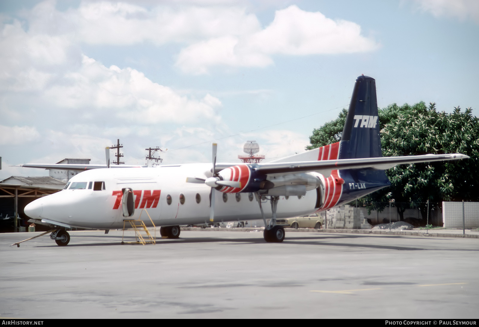 Aircraft Photo of PT-LAK | Fokker F27-500 Friendship | TAM Linhas Aéreas | AirHistory.net #823425