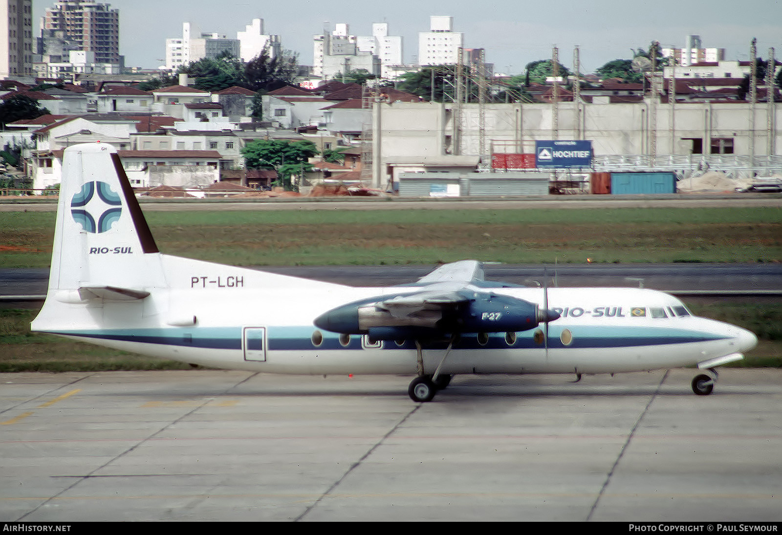 Aircraft Photo of PT-LGH | Fokker F27-200 Friendship | Rio-Sul | AirHistory.net #823429