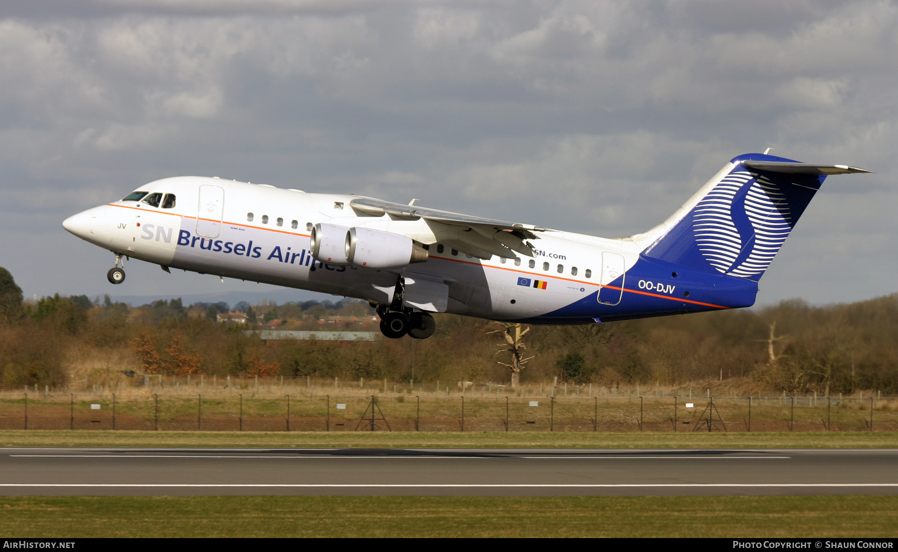 Aircraft Photo of OO-DJV | British Aerospace Avro 146-RJ85 | SN Brussels Airlines | AirHistory.net #823465