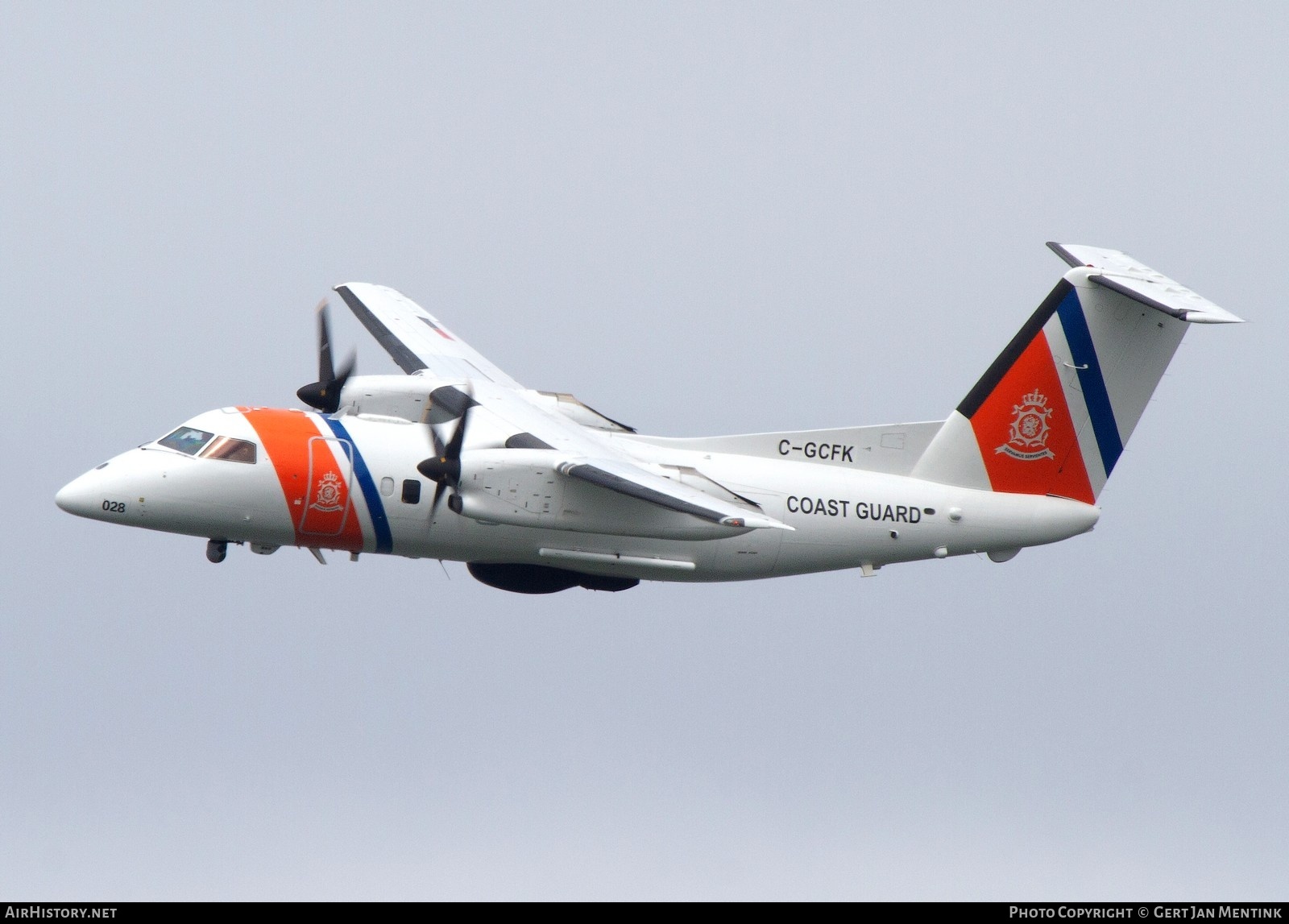Aircraft Photo of C-GCFK | De Havilland Canada DHC-8-102MPA Dash 8 | Kustwacht - Netherlands Coastguard | AirHistory.net #823474