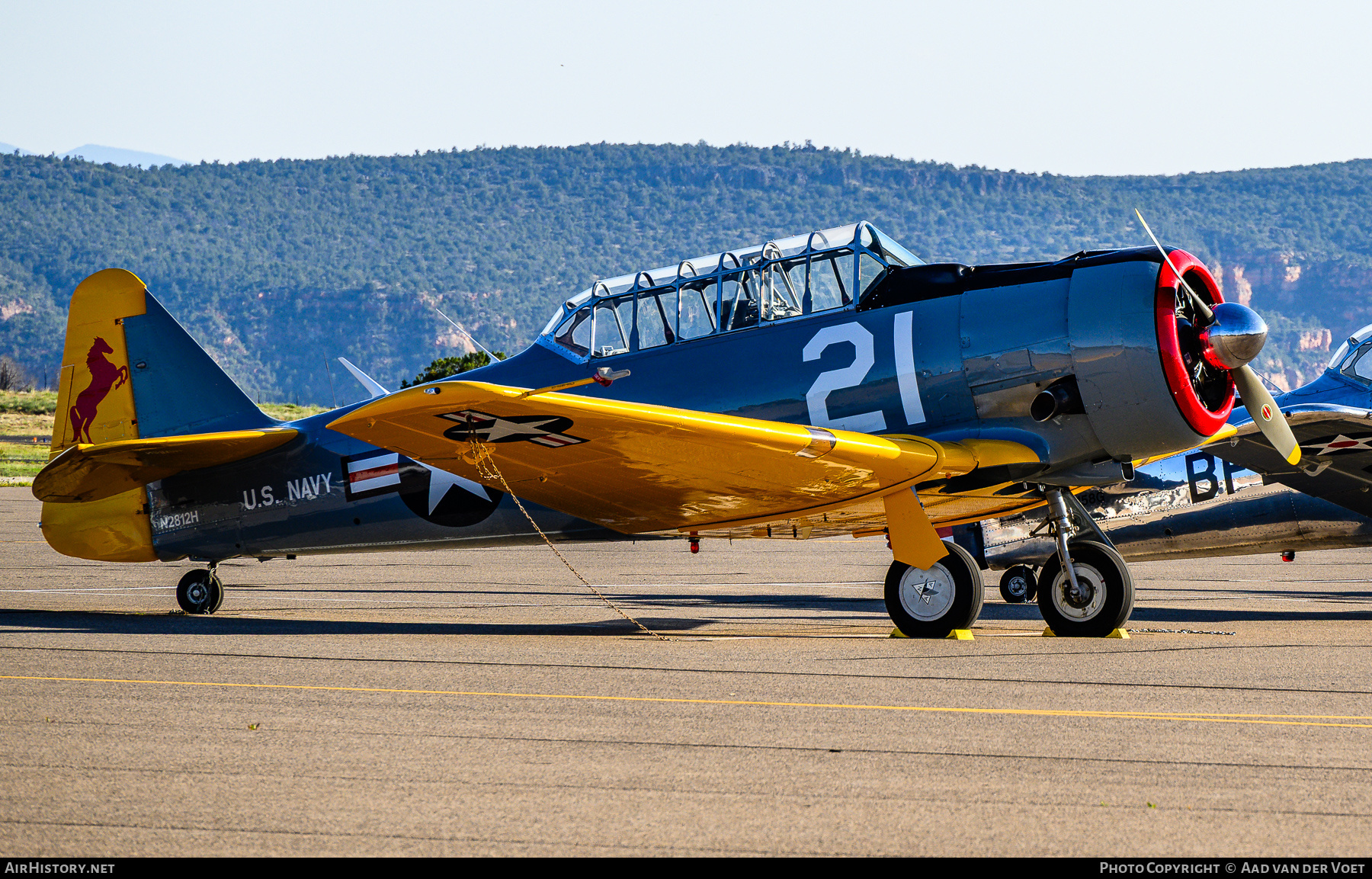 Aircraft Photo of N2812H | North American SNJ-5 Texan | USA - Navy | AirHistory.net #823490