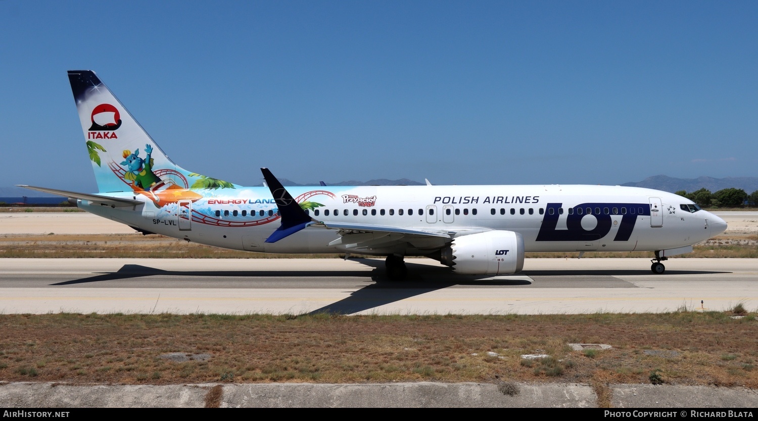 Aircraft Photo of SP-LVL | Boeing 737-8 Max 8 | LOT Polish Airlines - Polskie Linie Lotnicze | AirHistory.net #823493