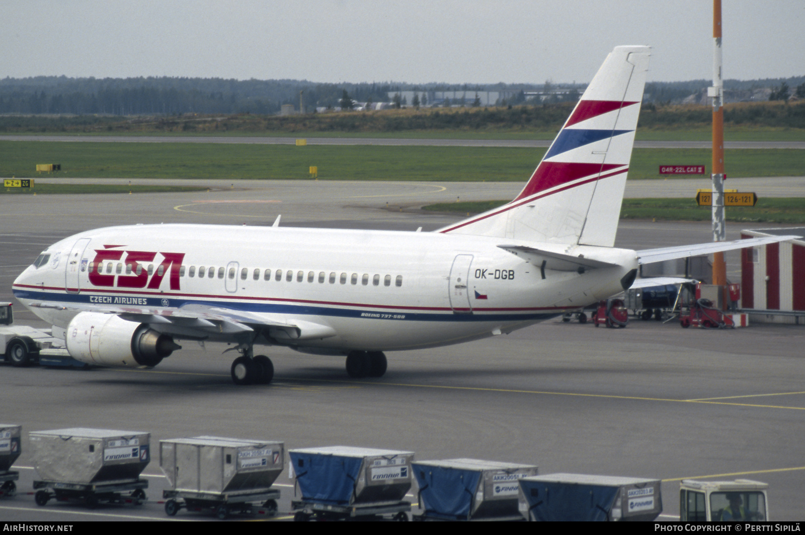 Aircraft Photo of OK-DGB | Boeing 737-5L9 | ČSA - Czech Airlines | AirHistory.net #823499