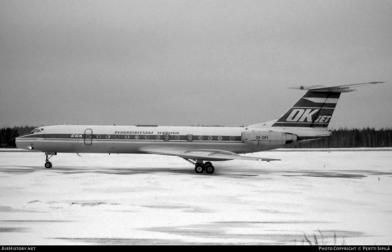 Aircraft Photo of OK-DFI | Tupolev Tu-134A | ČSA - Československé Aerolinie - Czechoslovak Airlines | AirHistory.net #823524