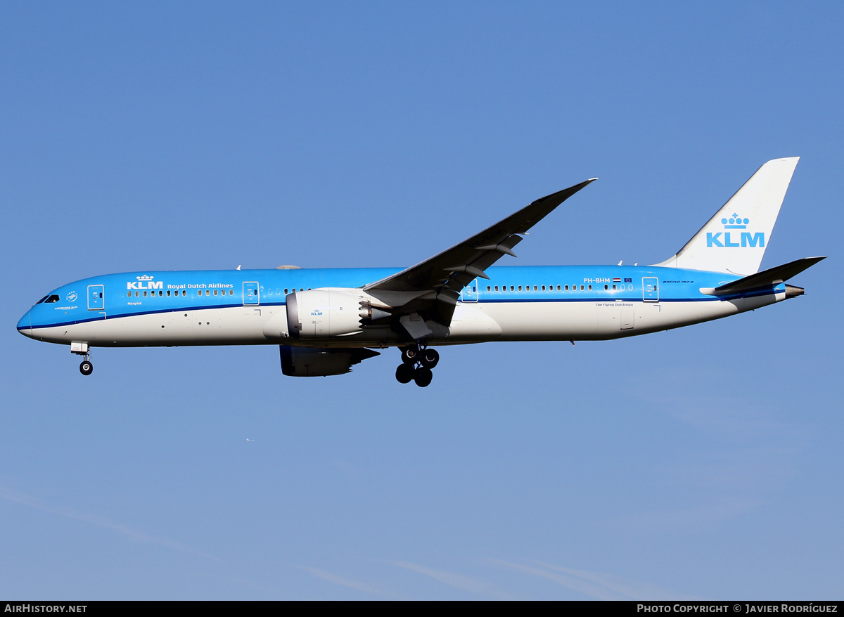 Aircraft Photo of PH-BHM | Boeing 787-9 Dreamliner | KLM - Royal Dutch Airlines | AirHistory.net #823549