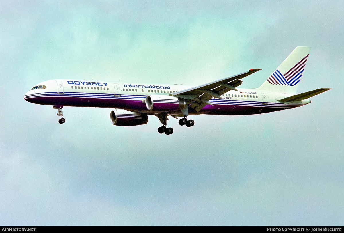 Aircraft Photo of C-GAWB | Boeing 757-28A | Odyssey International | AirHistory.net #823553