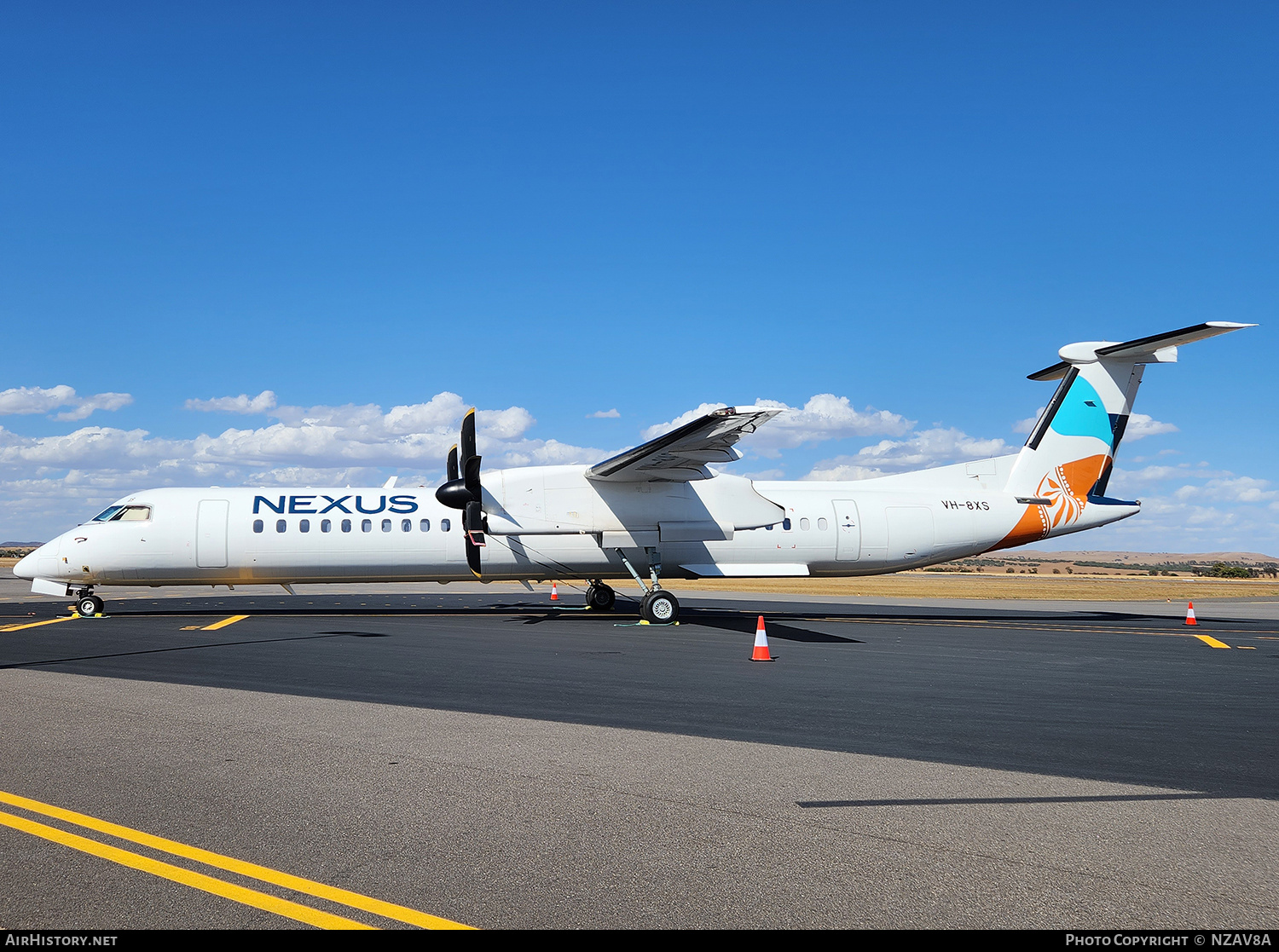 Aircraft Photo of VH-8XS | Bombardier DHC-8-402 Dash 8 | Nexus Airlines | AirHistory.net #823567