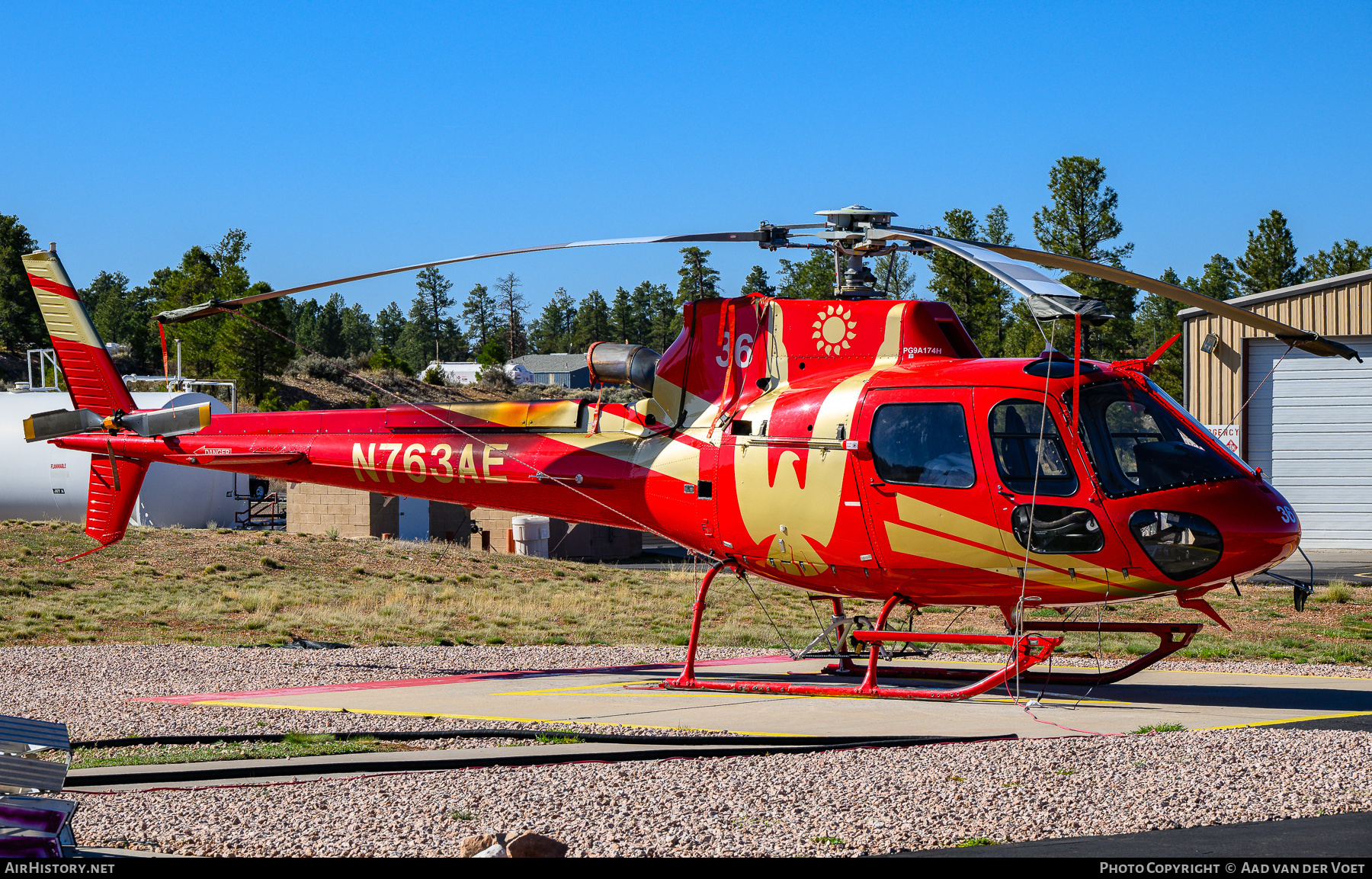 Aircraft Photo of N763AE | Eurocopter AS-350B-3E Ecureuil | Papillon Grand Canyon Helicopters | AirHistory.net #823572